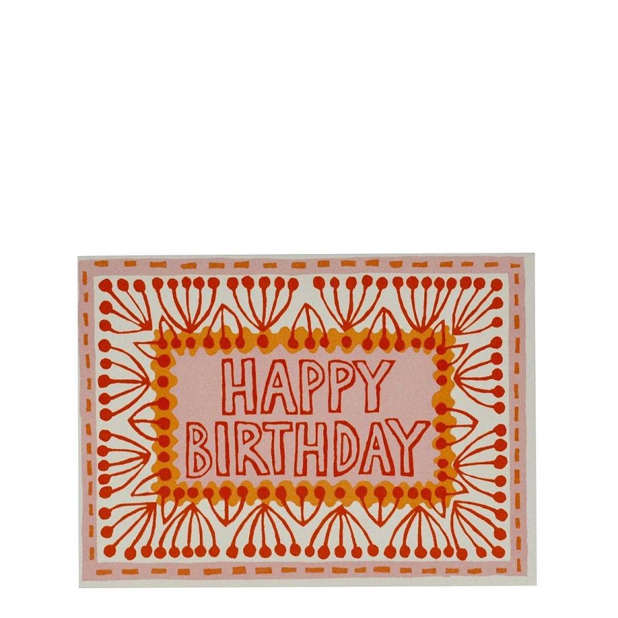 Daylesford Organic Happy Birthday Pink Card Wholesale