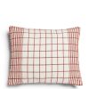 Daylesford Organic Checkmate Cushion Fox Red Best