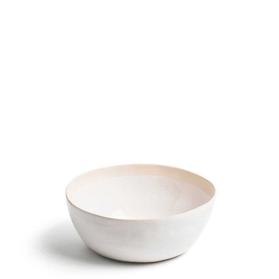 Daylesford Organic Baunton Salad Bowl White Small Wholesale