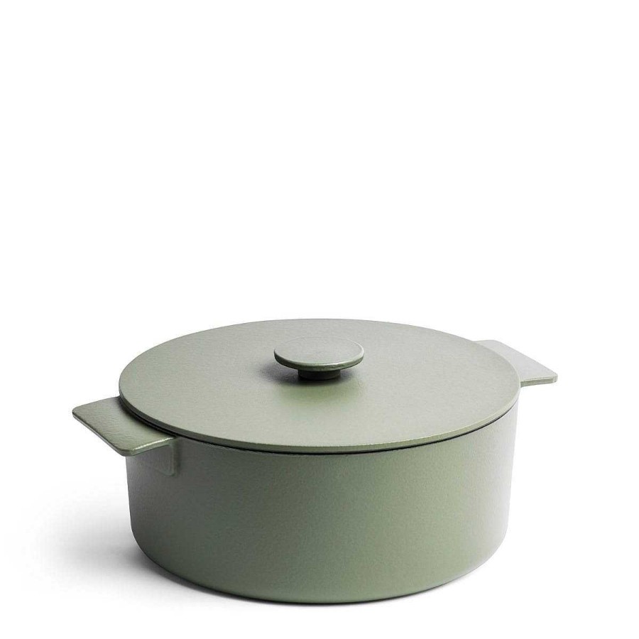 Daylesford Organic Medium Green Cast Iron Pot Clearance