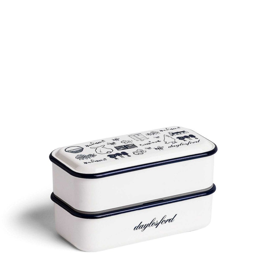 Daylesford Organic Double Rectangular Bento Box Clearance