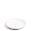 Daylesford Organic White & Pink Enamel Plate 26Cm Best