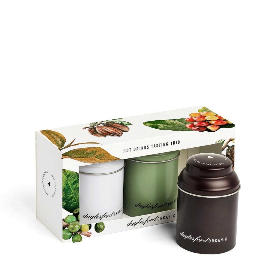 Daylesford Organic Trio Of Mini Hot Drink Caddies Clearance