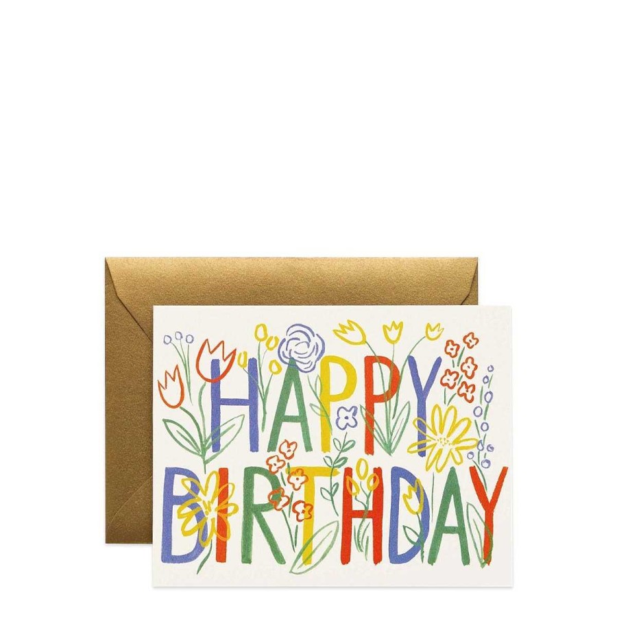 Daylesford Organic Happy Birthday Tulip Card Online