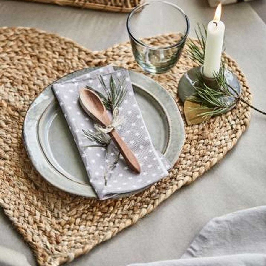 Daylesford Organic Heart Jute Placemat Online