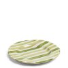 Daylesford Organic Circus Stripe Green Dinner Plate Clearance