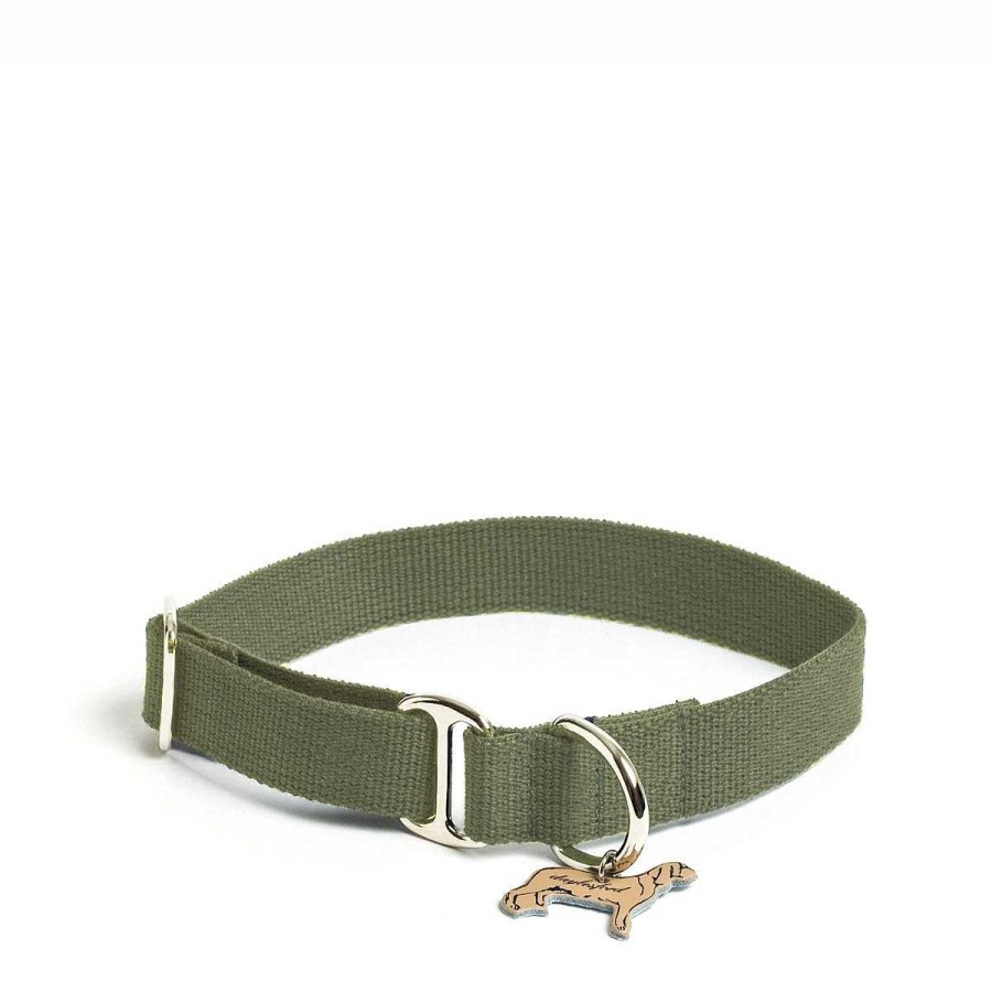 Daylesford Organic Khaki Lucky Dog Collar Clearance