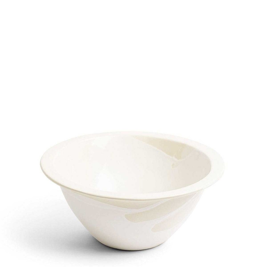 Daylesford Organic Slip White Salad Bowl Clearance