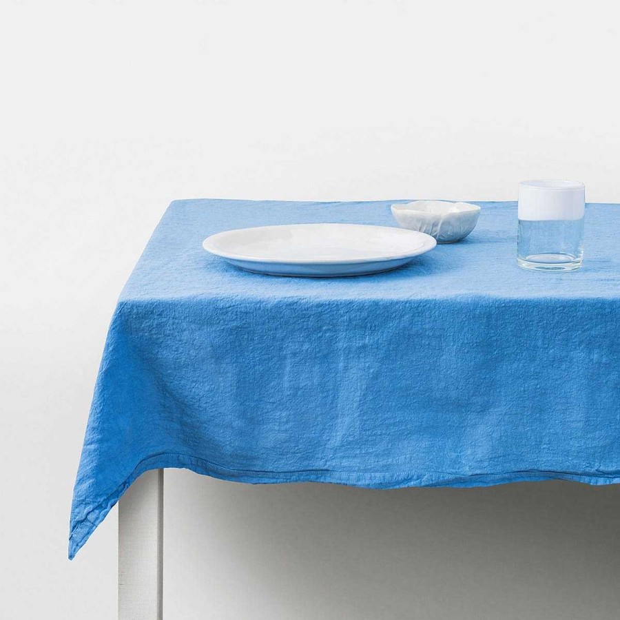 Daylesford Organic Tiller Cornflower Tablecloth Hot