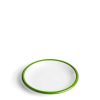 Daylesford Organic White & Green Enamel Plate 20Cm Online