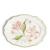 Daylesford Organic Daylesford X Colefax Quince Garden Serving Plate With Pink Tulips Clearance