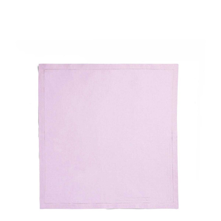 Daylesford Organic Hemstitch Napkin Purple Best