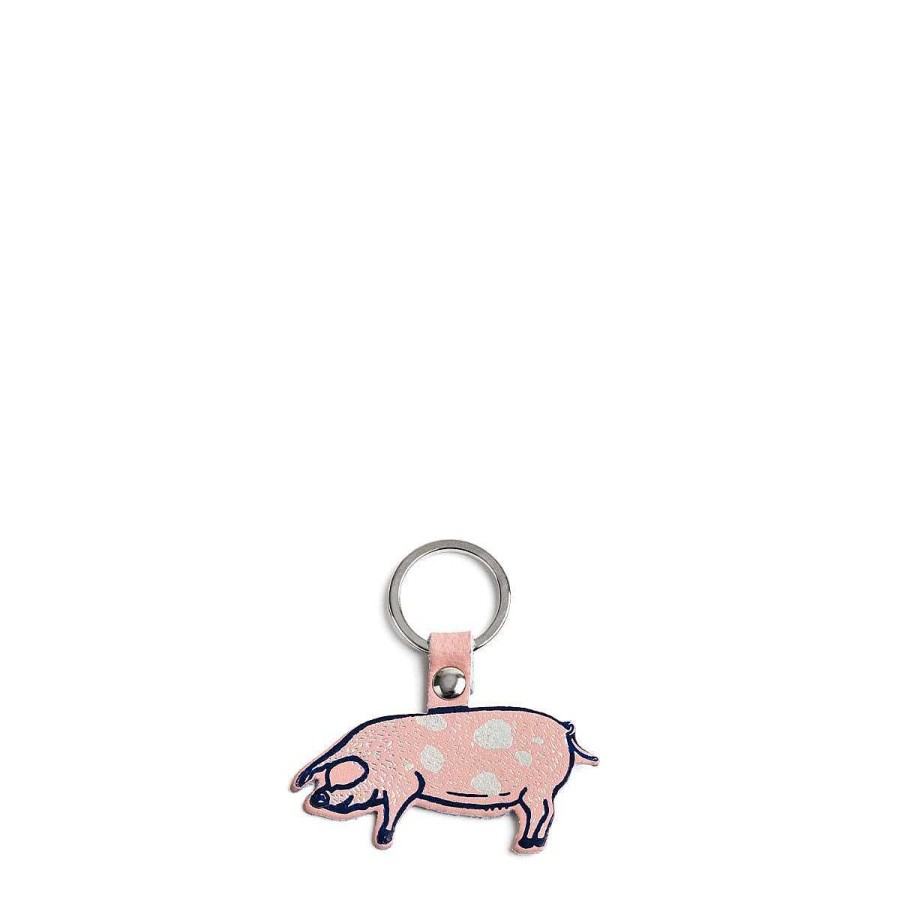 Daylesford Organic Leather Pig Keyring Online