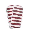 Daylesford Organic White & Red Stripe Double Oven Glove Online