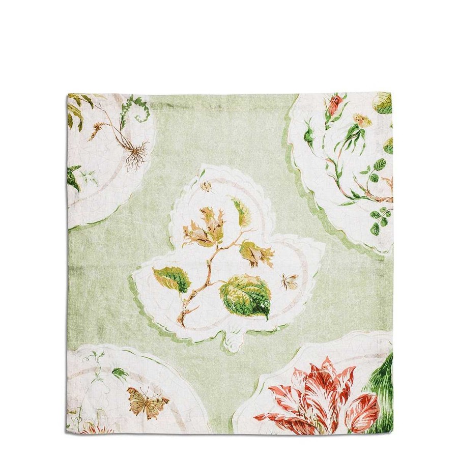 Daylesford Organic Daylesford X Colefax Quince Garden Napkin In Green With Hazel Best