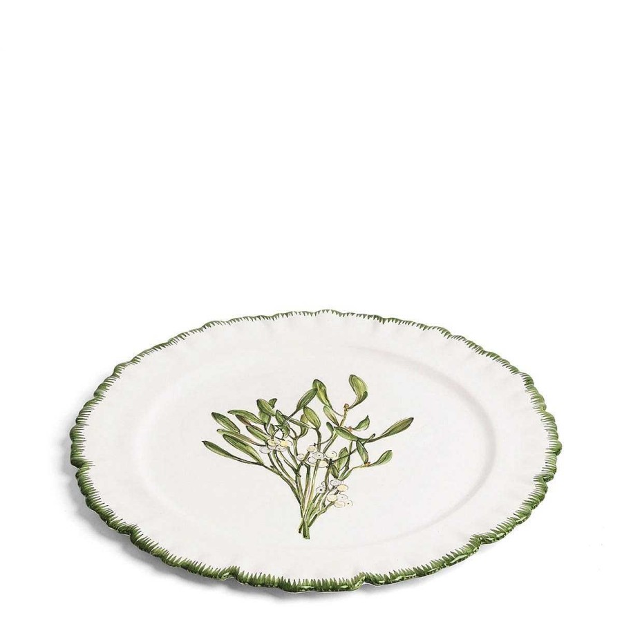 Daylesford Organic Forest Mistletoe Serving Plate Hot