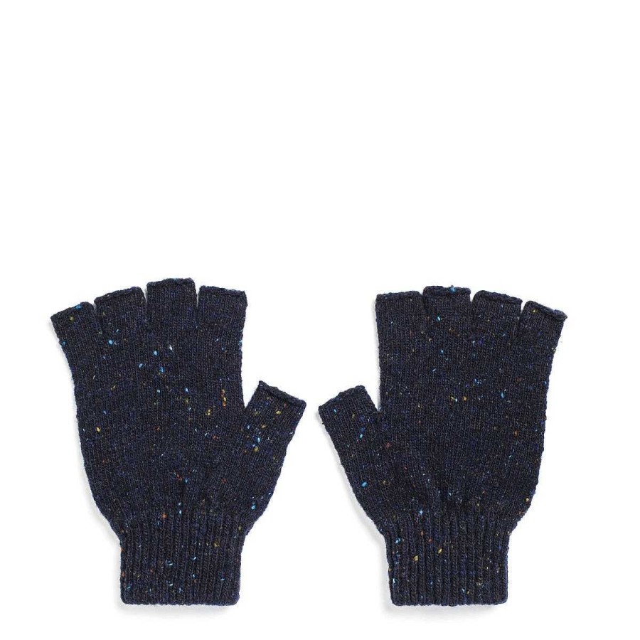 Daylesford Organic Men'S Shin Wool Mittens Navy Online