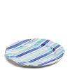 Daylesford Organic Circus Stripe Blue Charger Plate Hot