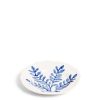 Daylesford Organic Leaf Side Plate Blue Online