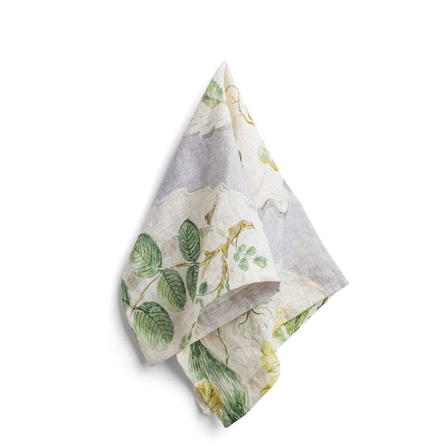 Daylesford Organic Daylesford X Colefax Quince Garden Napkin In Lilac With Hazel Online