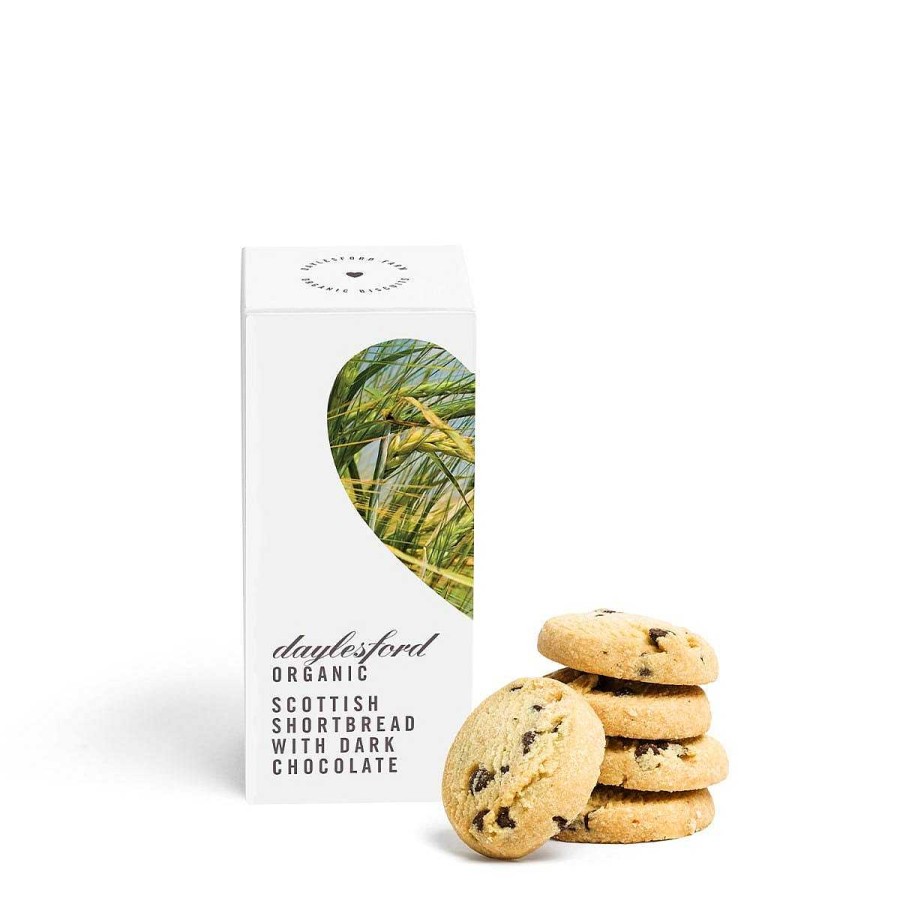 Daylesford Organic Organic Shortbread With Dark Chocolate Wholesale