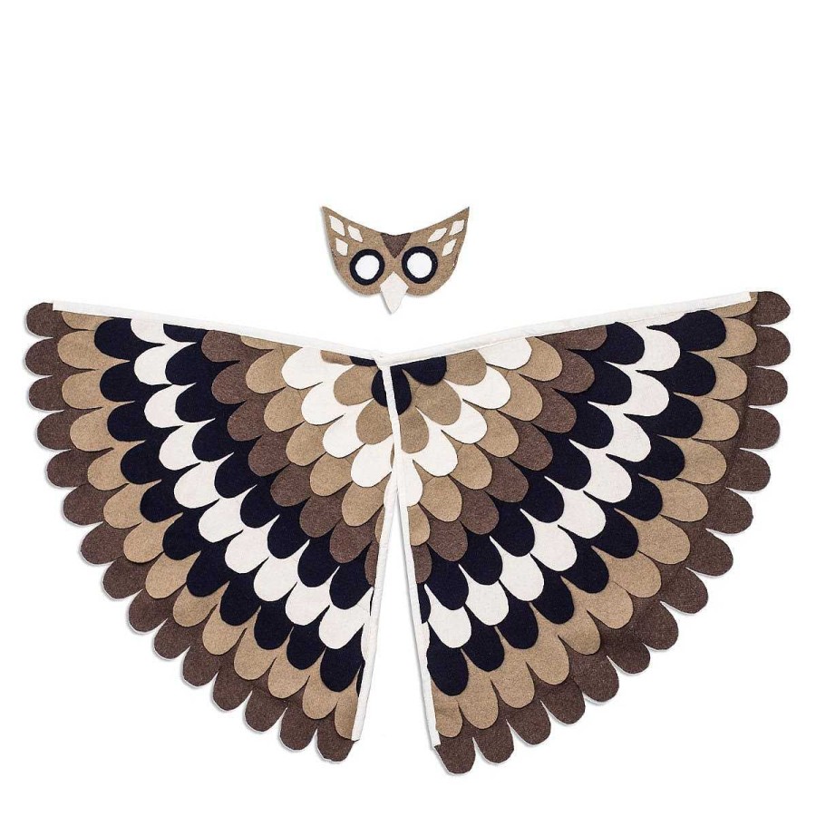 Daylesford Organic Midnight Owl Wings And Mask Costume Hot