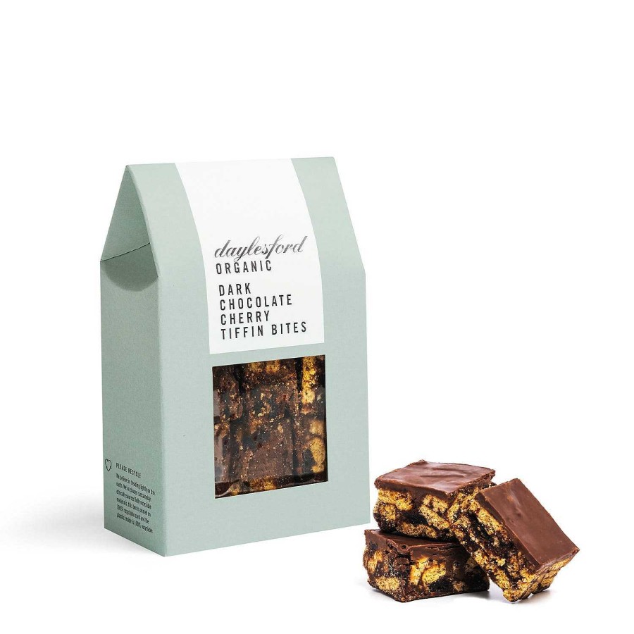 Daylesford Organic Dark Chocolate Cherry Tiffin Bites Hot