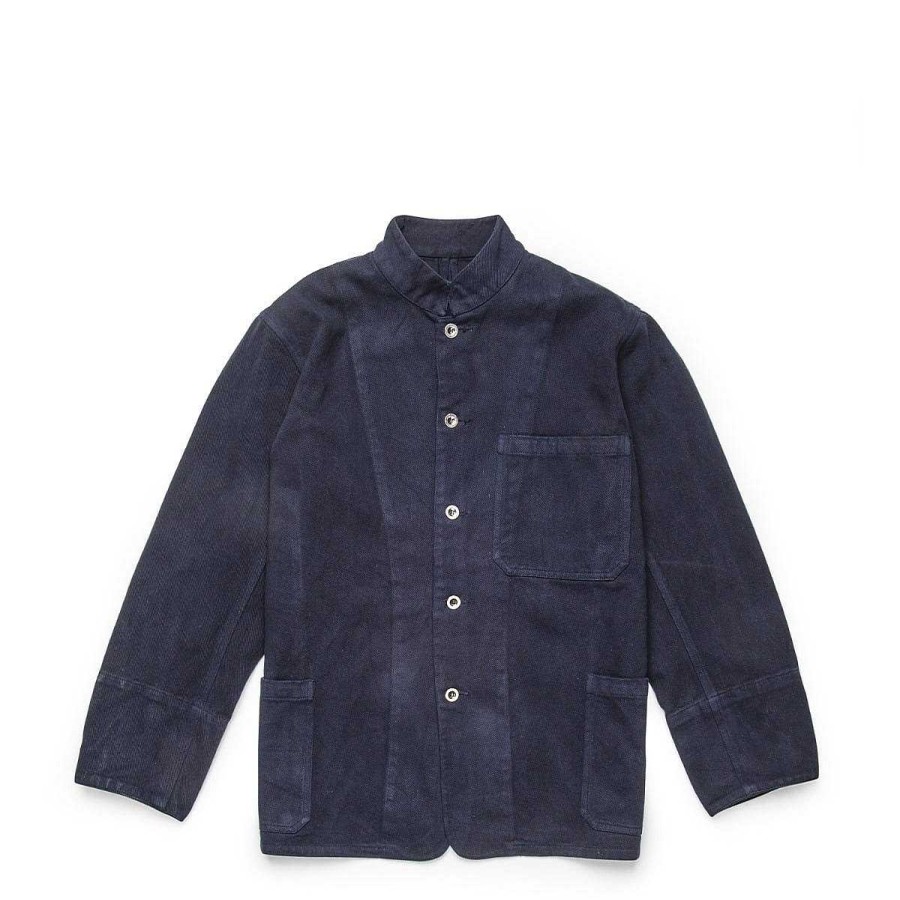 Daylesford Organic Navy Cotton Twill Jacket Hot