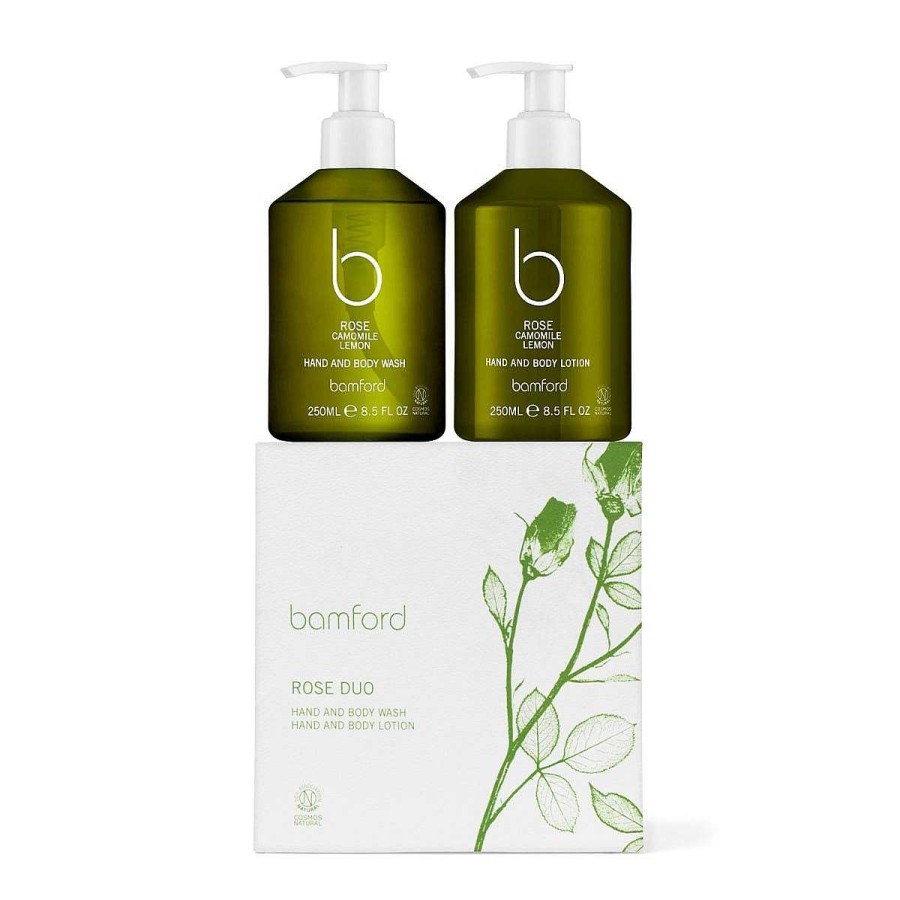 Daylesford Organic Bamford Rose Hand & Body Duo Gift Hot