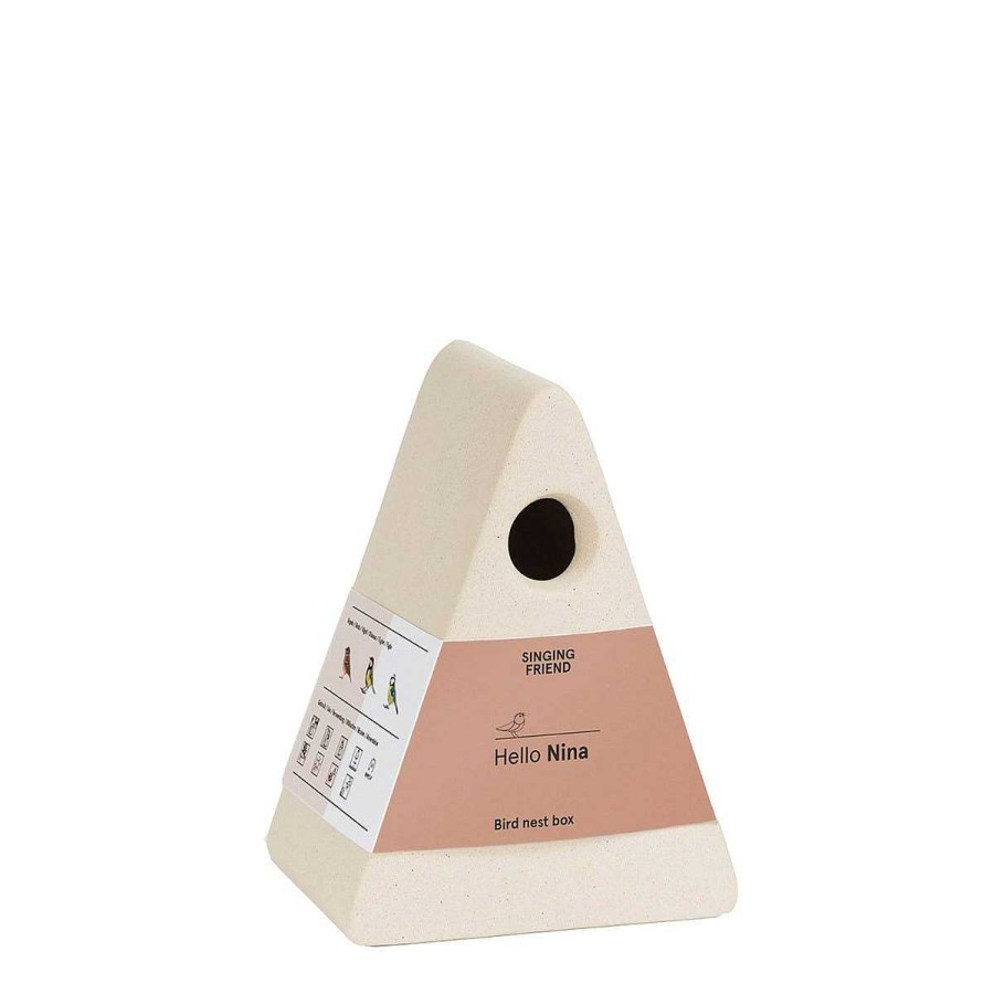 Daylesford Organic Ceramic Bird Nestbox Beige New