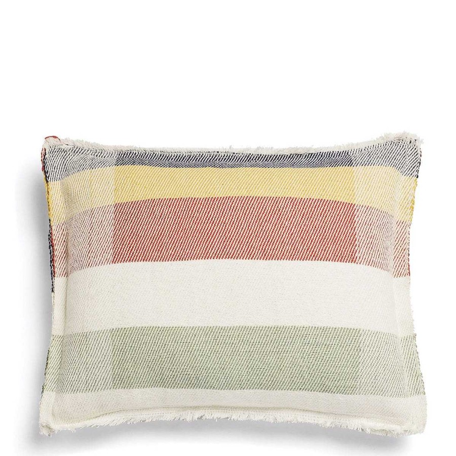 Daylesford Organic Trappers Cushion Multi Stripe Best