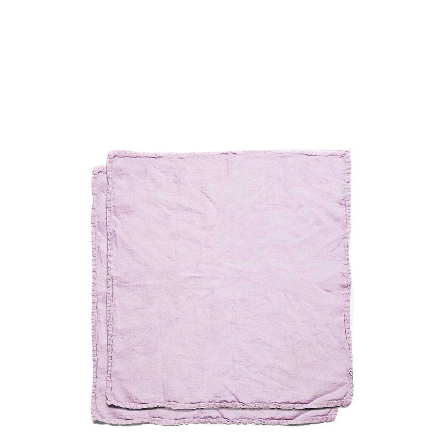 Daylesford Organic Tiller Lilac Napkin Set Best