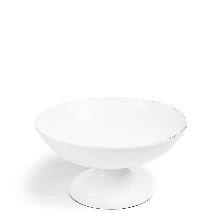 Daylesford Organic Campagna Footed Bowl White Online