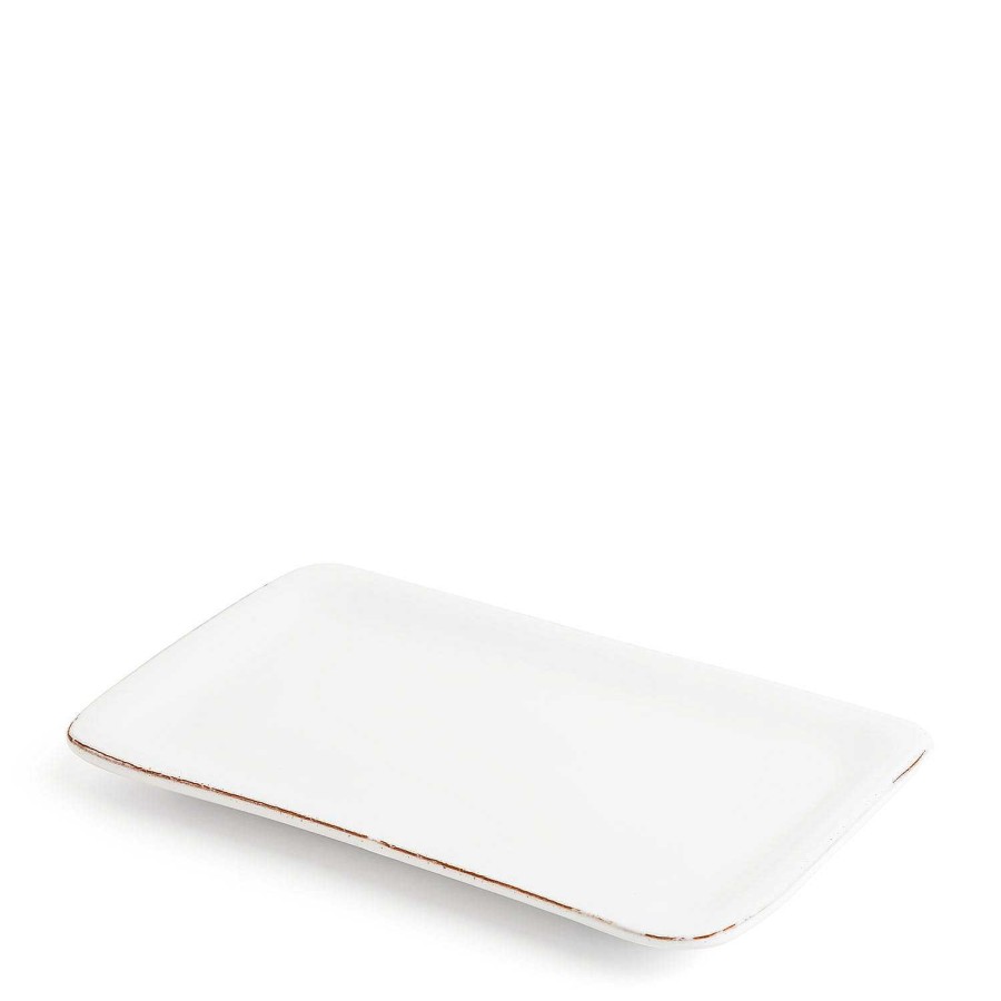 Daylesford Organic Campagna Rectangle Platter White Hot