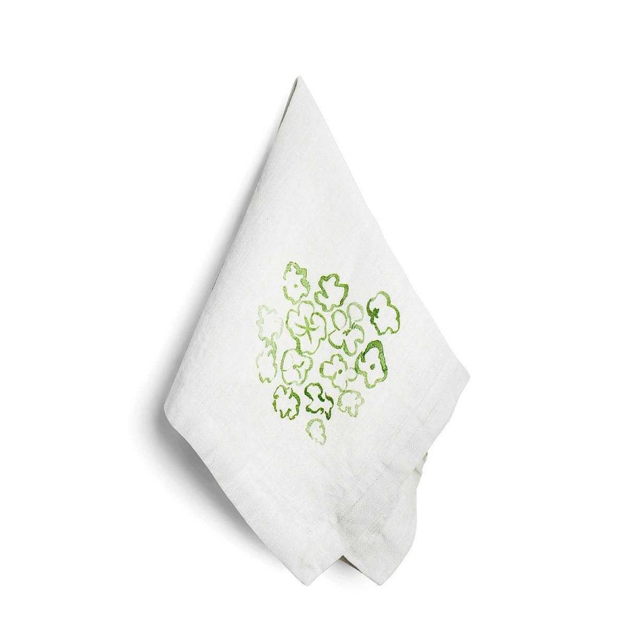 Daylesford Organic Eden Green Buttercup Napkin New