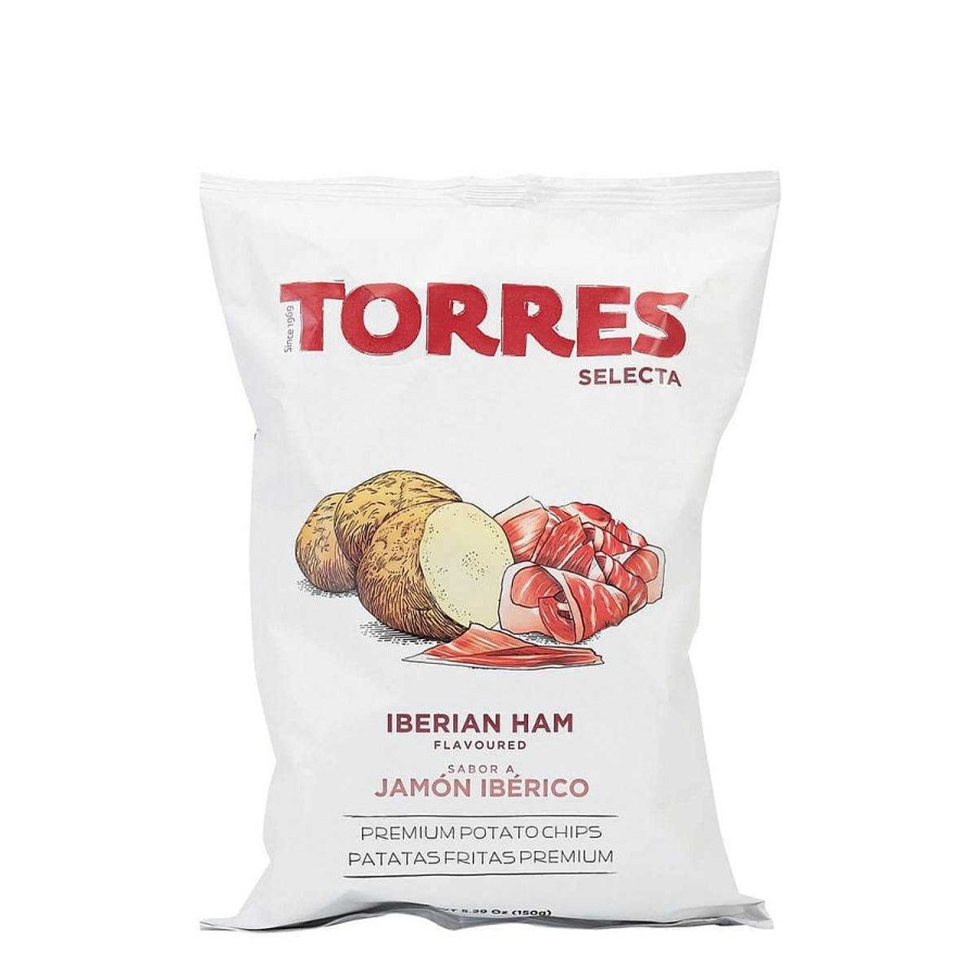 Daylesford Organic Torres Iberico Ham Crisps Large Clearance