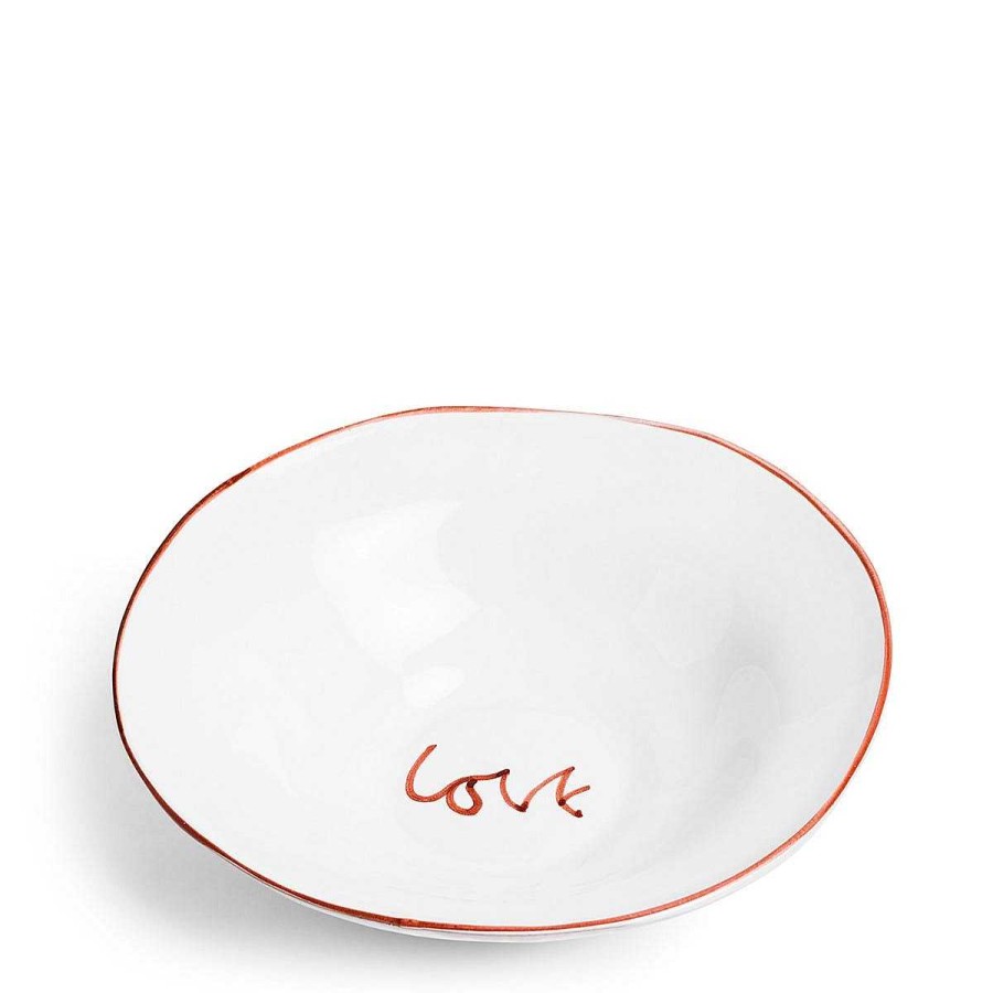 Daylesford Organic Oddington Bowl Red Love Clearance