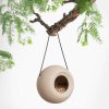 Daylesford Organic Ceramic Bird Feeder Dusty Beige Hot