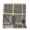 Daylesford Organic Window Pane Grey Throw Clearance