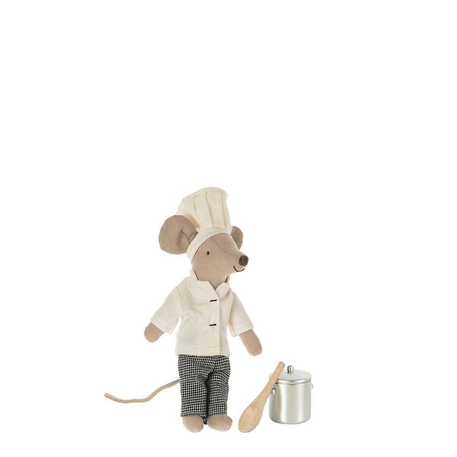 Daylesford Organic Chef Mouse With Soup Pot And Spoon Wholesale