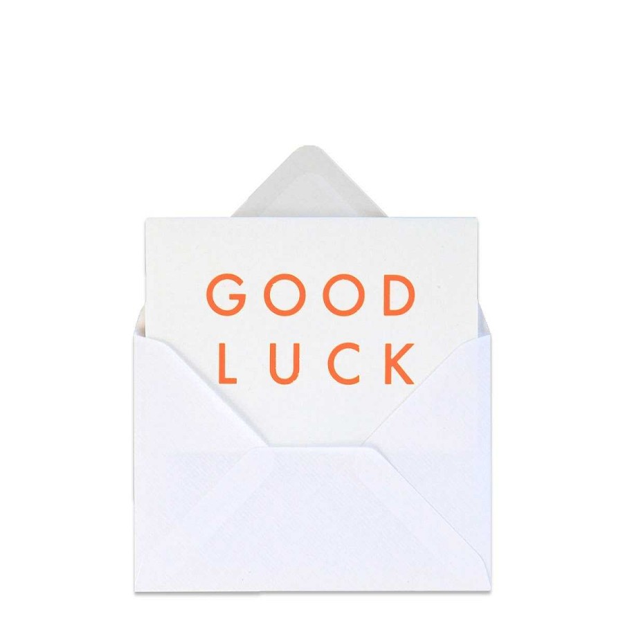 Daylesford Organic Good Luck Orange Block Card Hot