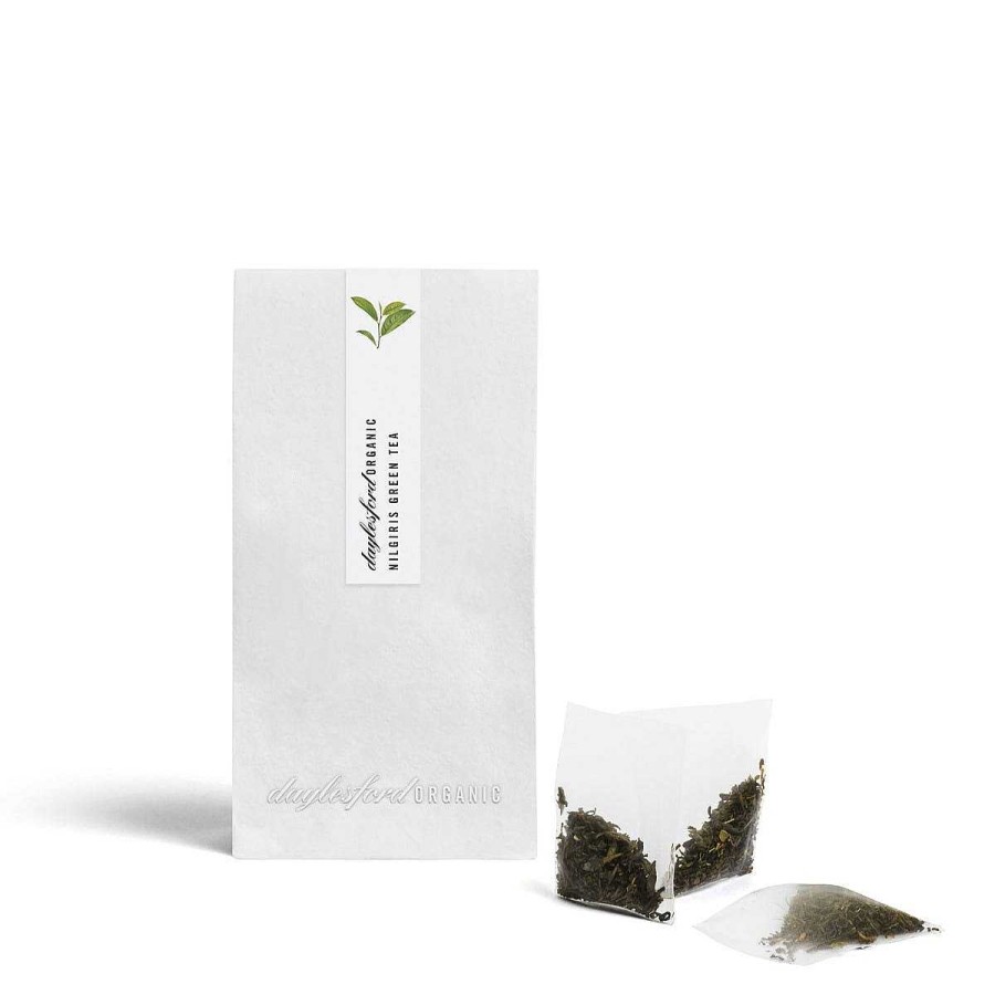 Daylesford Organic Organic Nilgiris Green Tea Bags Hot