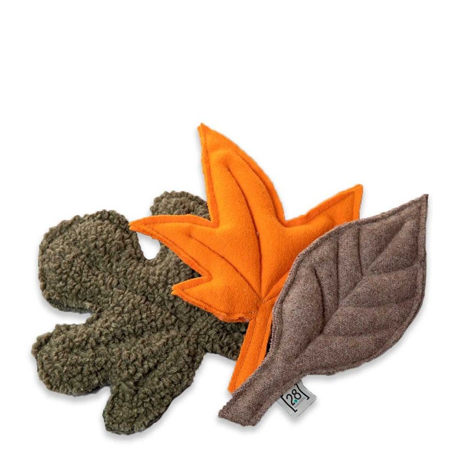 Daylesford Organic Magnolia Leaf Dog Toy Wool New