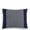 Daylesford Organic Borderline Cushion Navy New