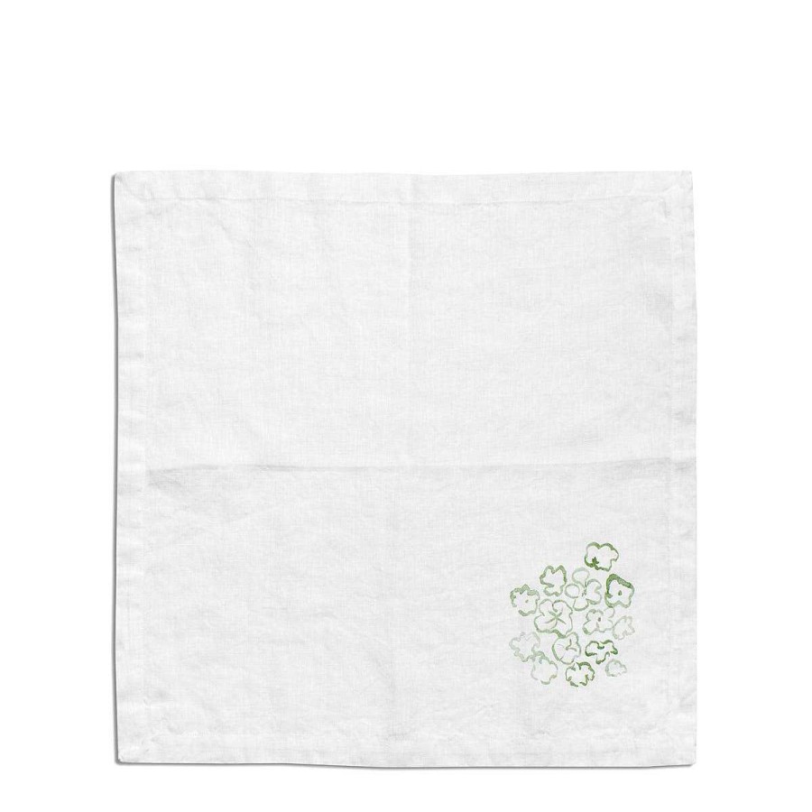 Daylesford Organic Eden Green Buttercup Napkin New