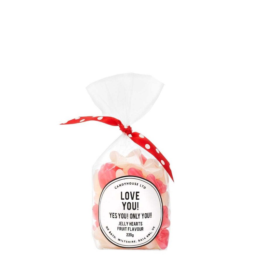 Daylesford Organic Bag Of Pink And White Jelly Hearts Best