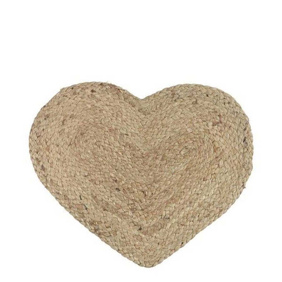 Daylesford Organic Heart Jute Placemat Online