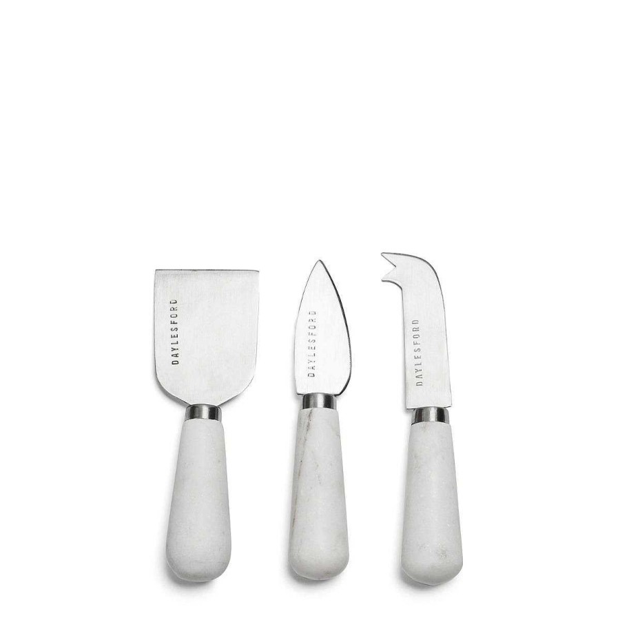 Daylesford Organic Marble Cheese Knife Set Of 3 Hot