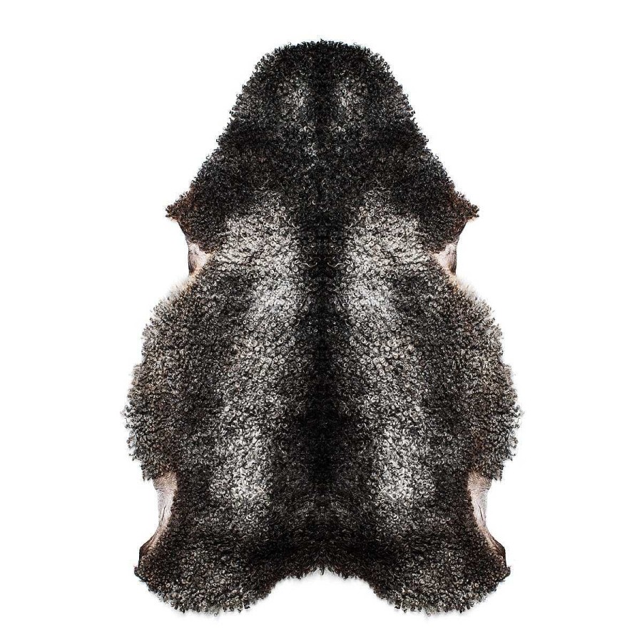 Daylesford Organic Visby Sheepskin Rug Dark Grey Clearance