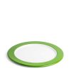 Daylesford Organic White & Green Enamel Pizza Plate 32Cm Best